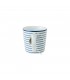 Ashley BLUEPRINT Candy Stripe Κούπα από Πορσελάνη Λευκό-μπλε 220ml 1τμχ