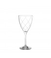 Capoavoro Κρυστάλλινο Ποτήρι Κρασιού Γάμου 250ml 1τμχ Φ70