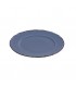 Espiel LIANA Σετ πιάτα ρηχά πορσελάνης μπλε με καφετί διάκοσμο 27εκ. 6τμχ