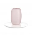 Espiel NUDE Γυάλινο διακοσμητικό βάζο opaline ροζ 16x12x24cm
