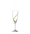 Capolavoro Κρυστάλλινο Ποτήρι για Σαμπάνια με χρυσή λεπτομέρεια 220ml Γ89
