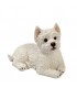 Espiel Διακοσμητική φιγούρα λευκού σκύλου από πολυρεζίνη 20x27.5x15.3εκ.